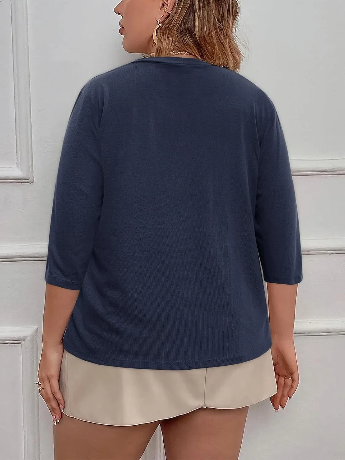 Women's Short Sleeve Cardigan Knit Sweaters Cropped Open Front Shrug Bolero