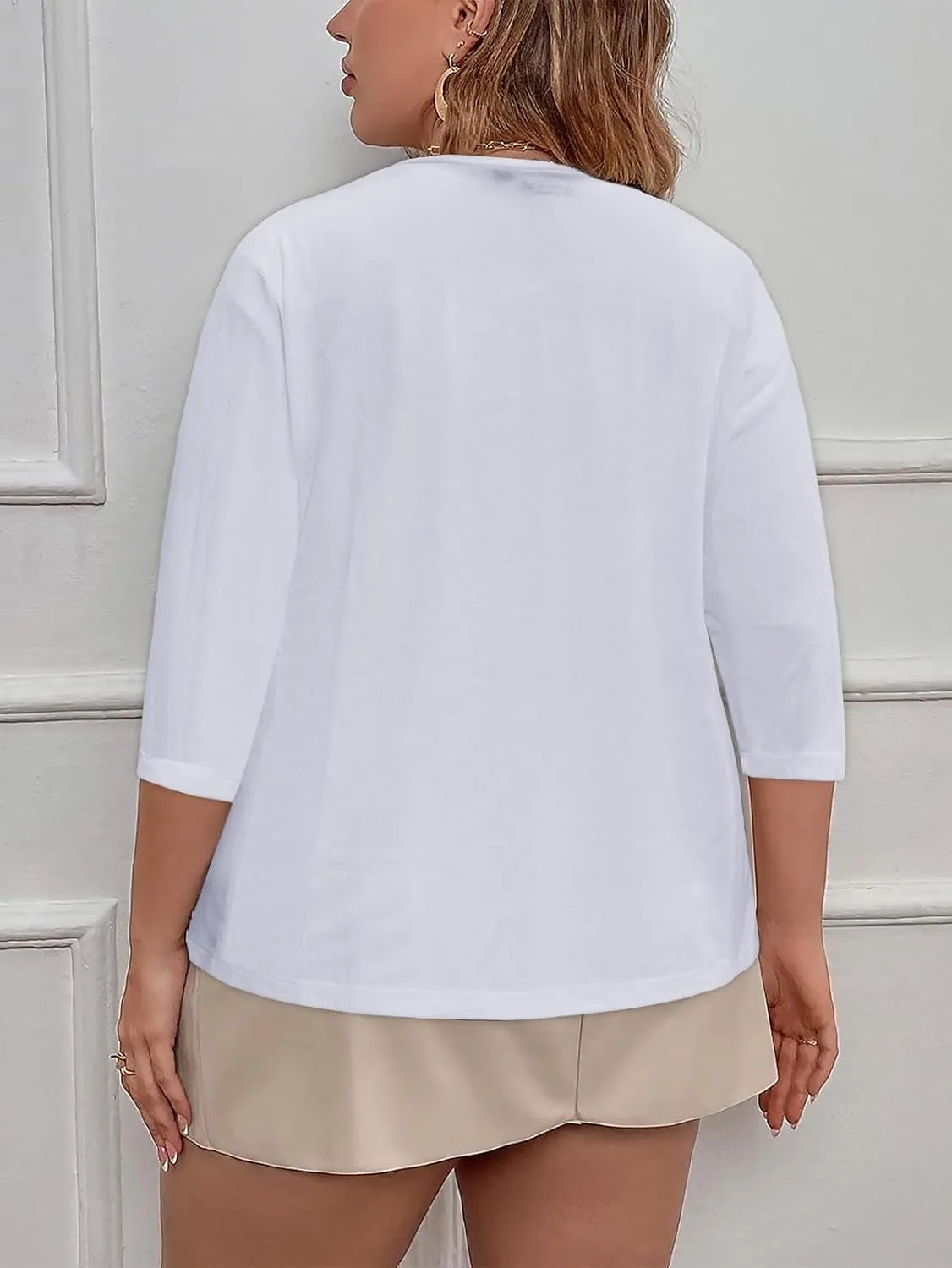 Women's Short Sleeve Cardigan Knit Sweaters Cropped Open Front Shrug Bolero