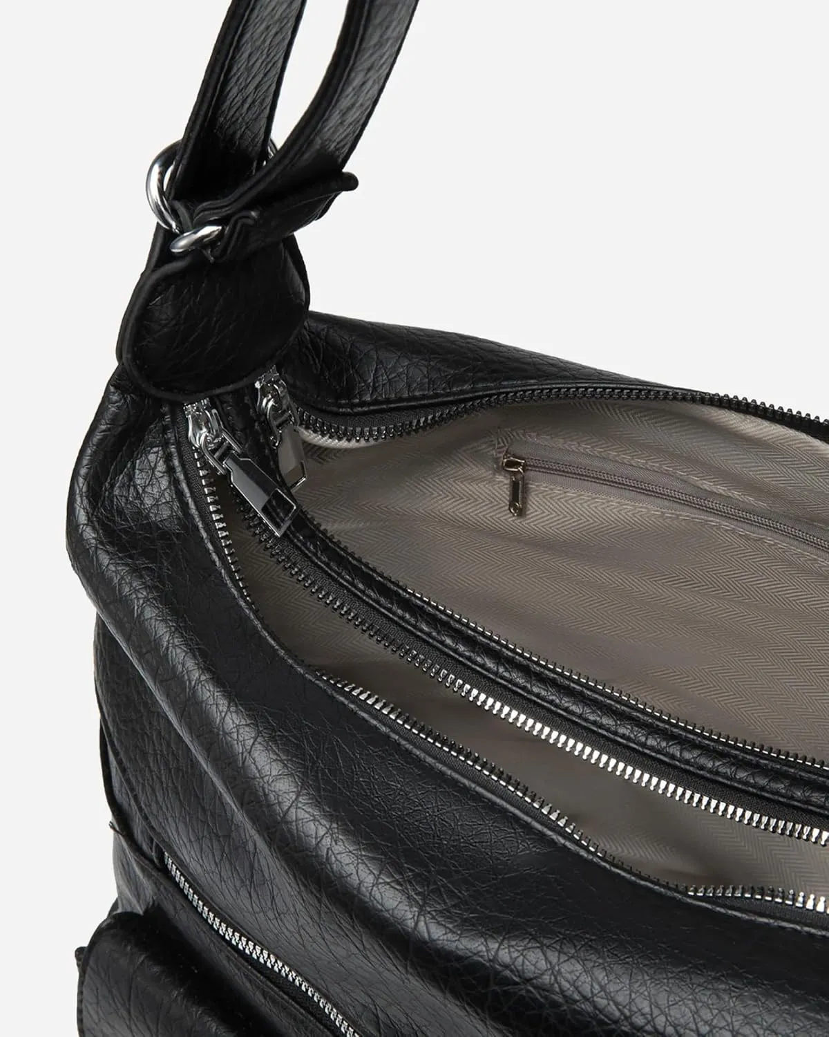 Women's Vegan Leather Handbag, Stylish Shoulder Crossbody Bag with Multiple Pockets, Lightweight Work & Everyday Bag