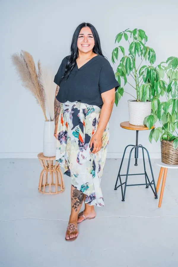 Wrap Around High Low Skirt FINAL SALE
