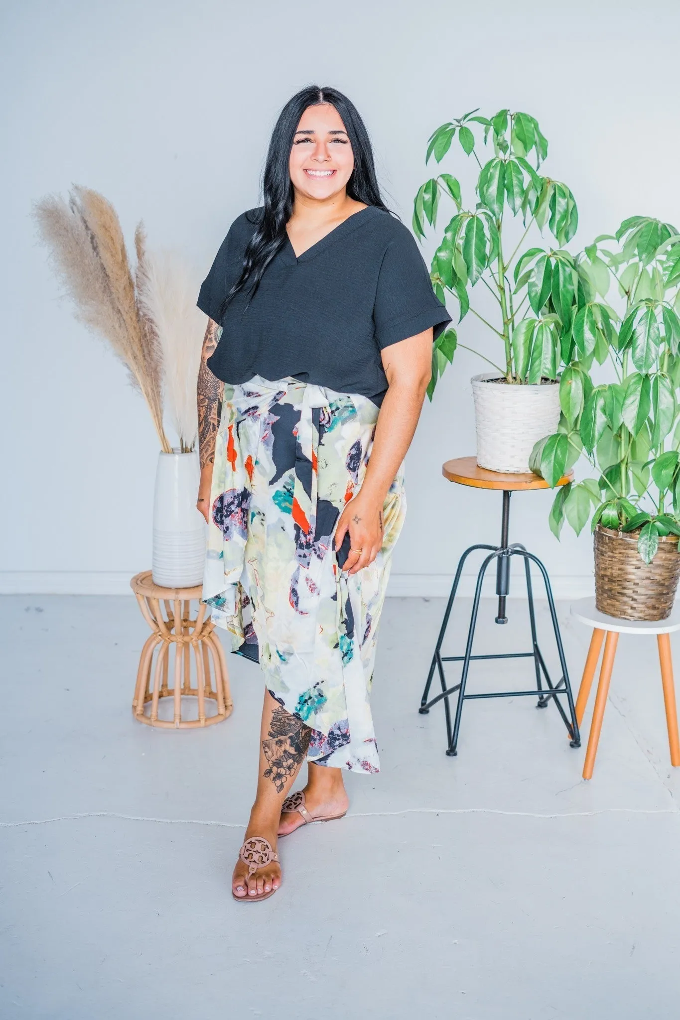 Wrap Around High Low Skirt FINAL SALE
