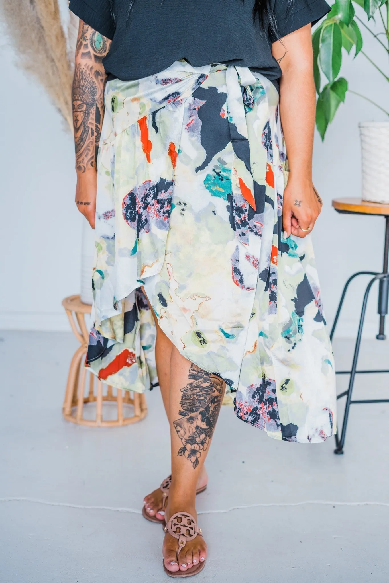 Wrap Around High Low Skirt FINAL SALE