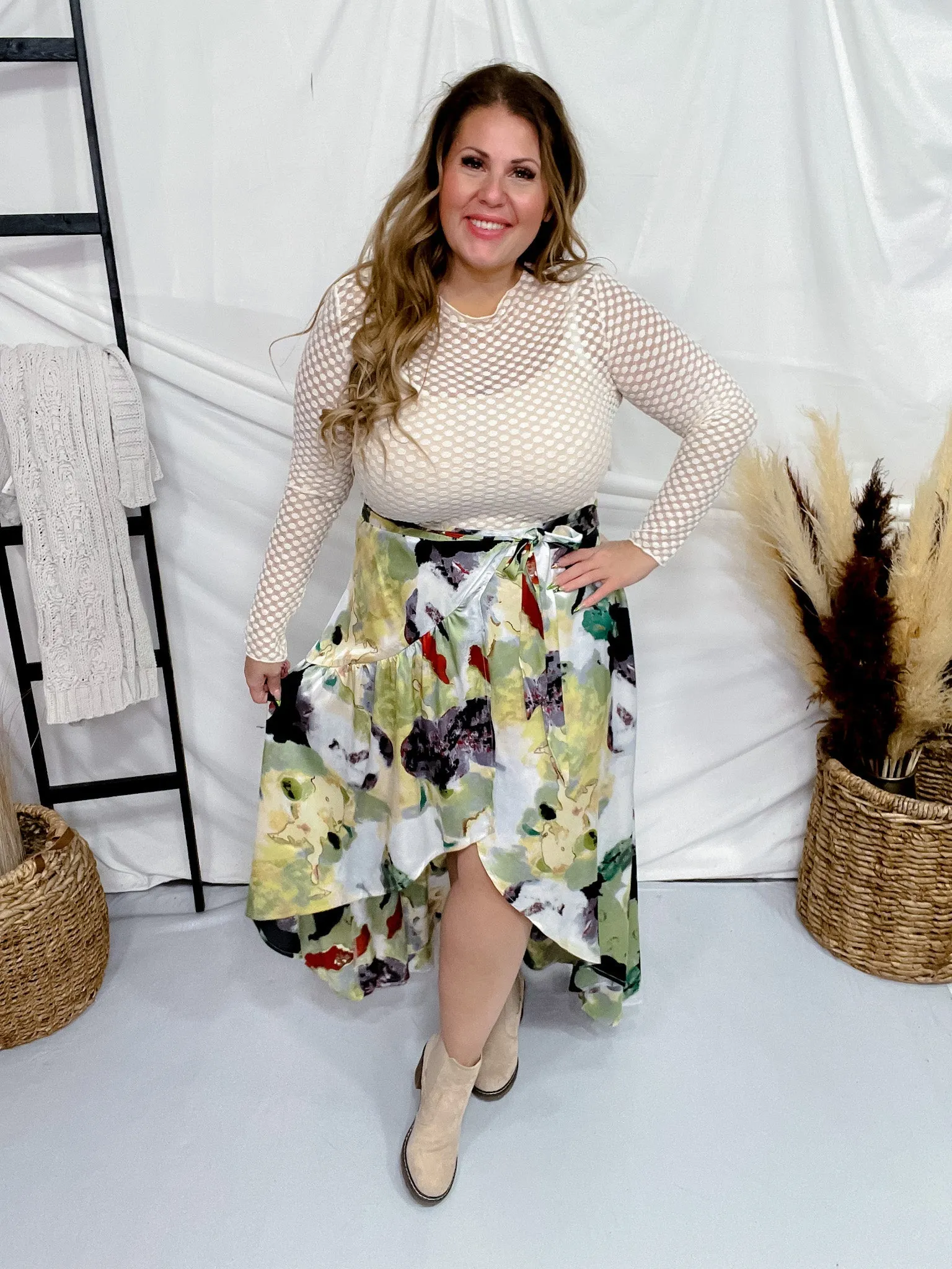 Wrap Around High Low Skirt FINAL SALE