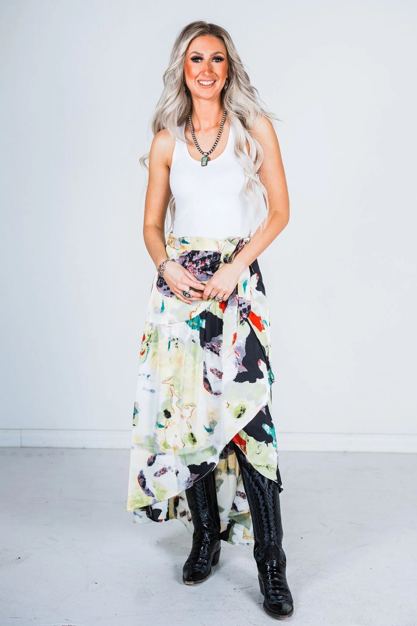 Wrap Around High Low Skirt FINAL SALE