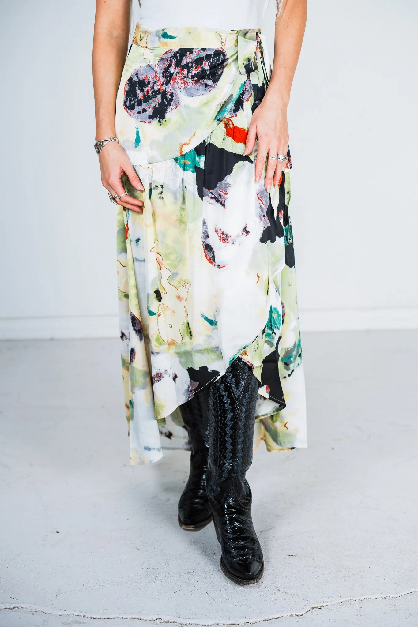 Wrap Around High Low Skirt FINAL SALE