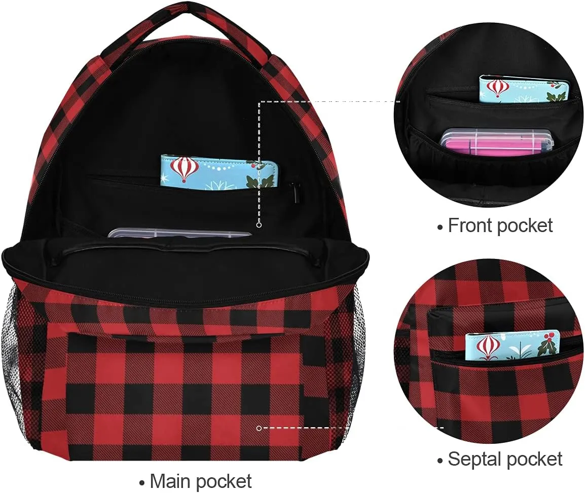 xigua Blue Butterfly Backpacks Waterproof Laptop Casual Daypack Tablet Travel Backpack School Bag with Multiple Pockets
