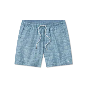 Youth Dockside Swim Trunk - Falling Lines