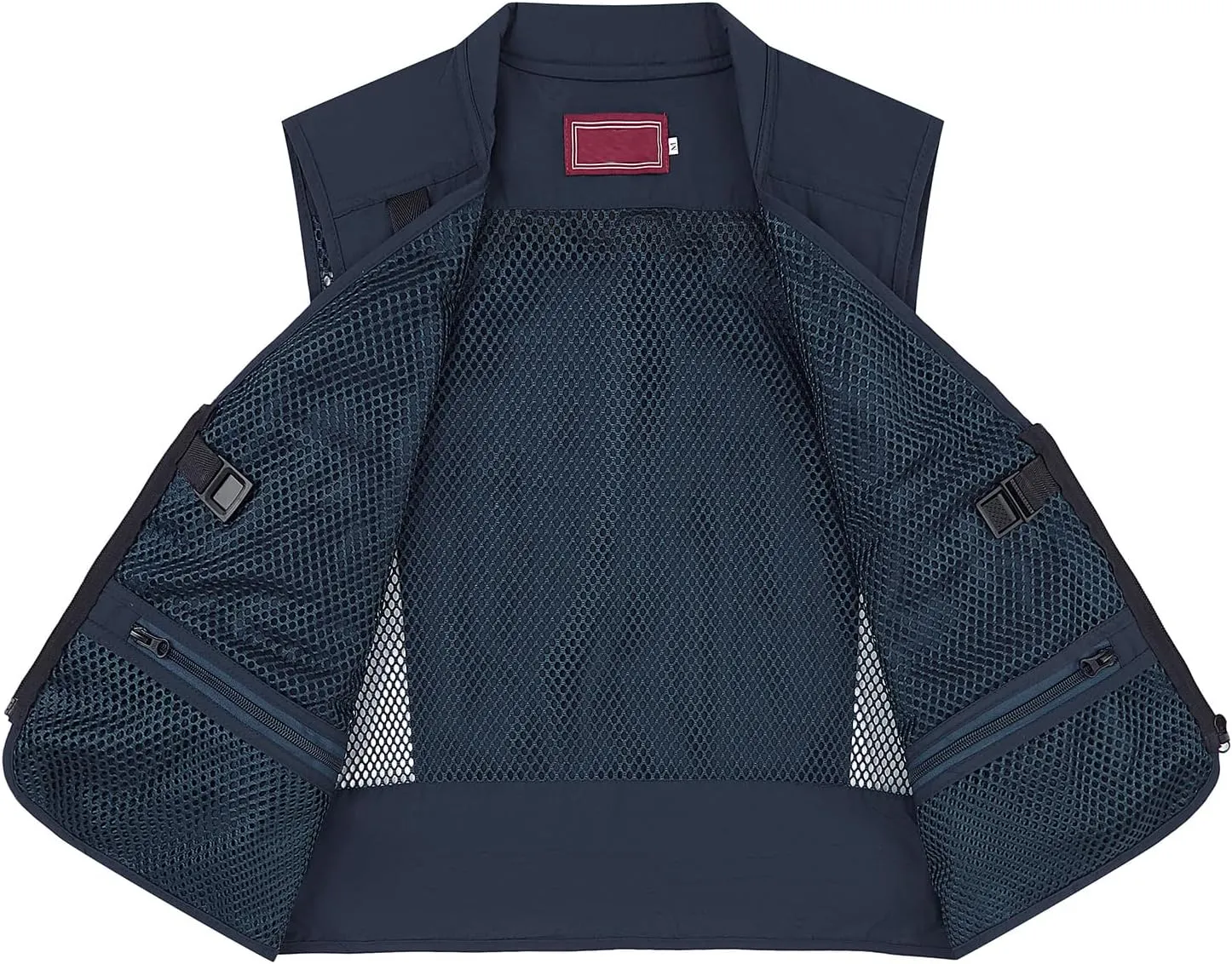 Ziker Women Mesh Breathable Outdoor Quick Dry Safair Cargo Fishing Travel Vest with Multiple Pockets