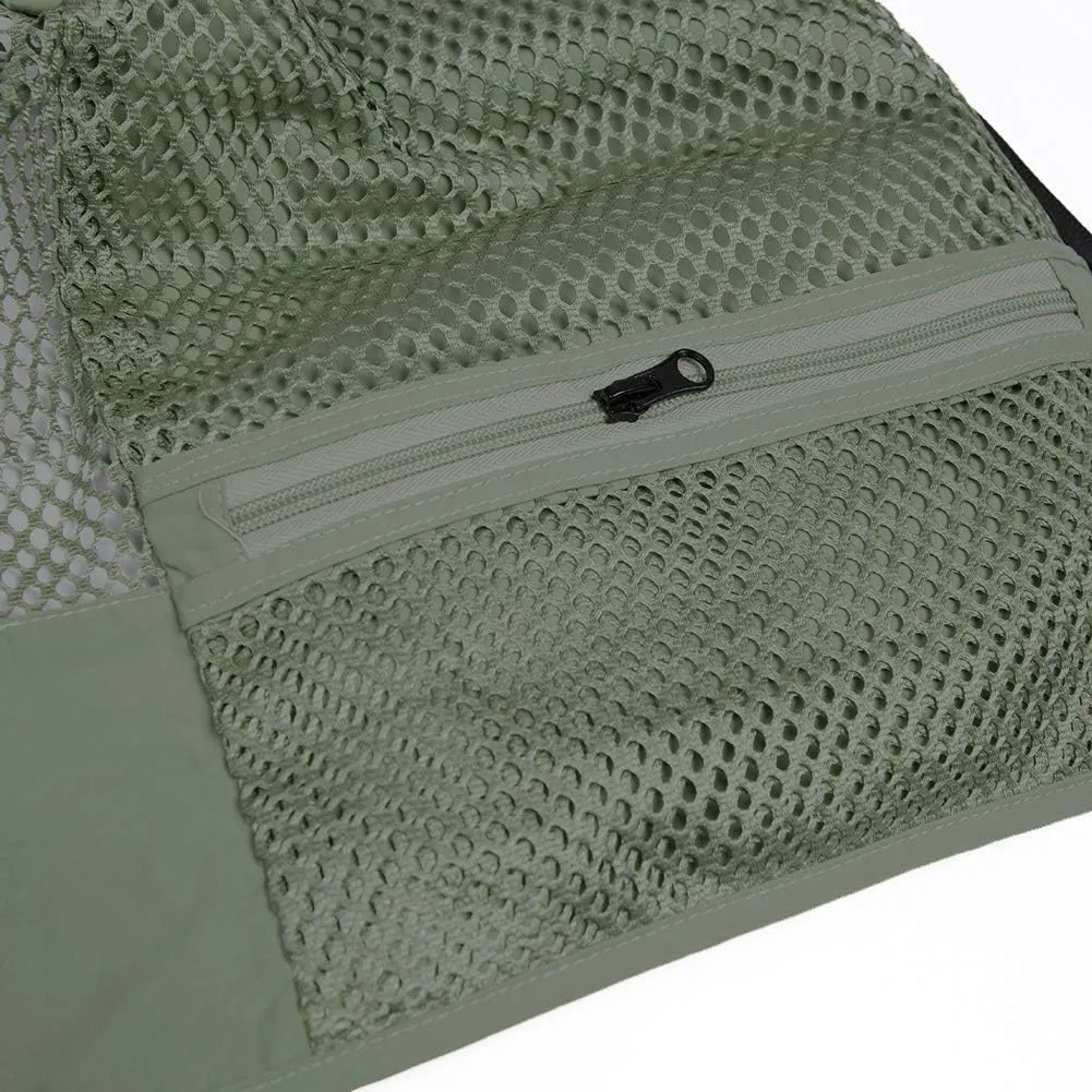 Ziker Women Mesh Breathable Outdoor Quick Dry Safair Cargo Fishing Travel Vest with Multiple Pockets